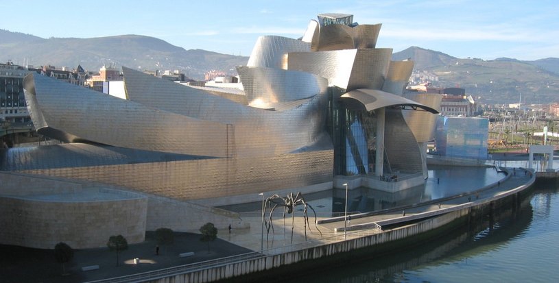 Aufnahme vom Guggenheim-Museum in Bilbao