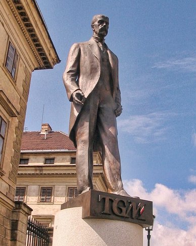 Masaryk-Statue auf dem Hradschin