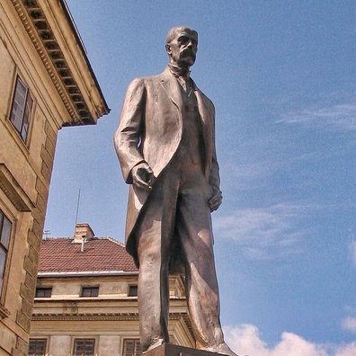 Masaryk-Statue auf dem Hradschin