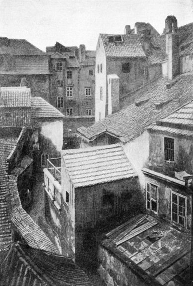 Bild Das alte Prager Judenviertel um 1900