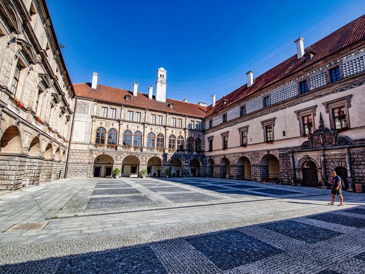 Schloss Nelahozeves - Innenhof