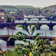 Übersicht Brücken Prag