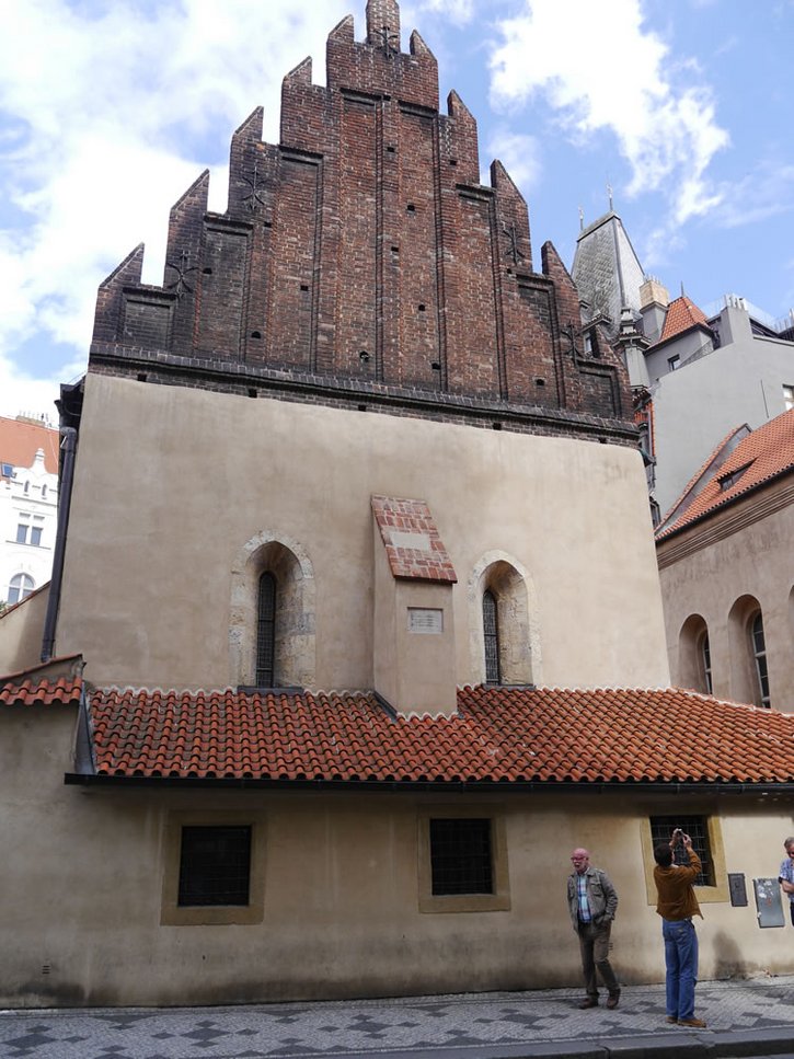 Die Altneu-Synagoge in Prag Bild von der Altneu-Synagoge in Prag