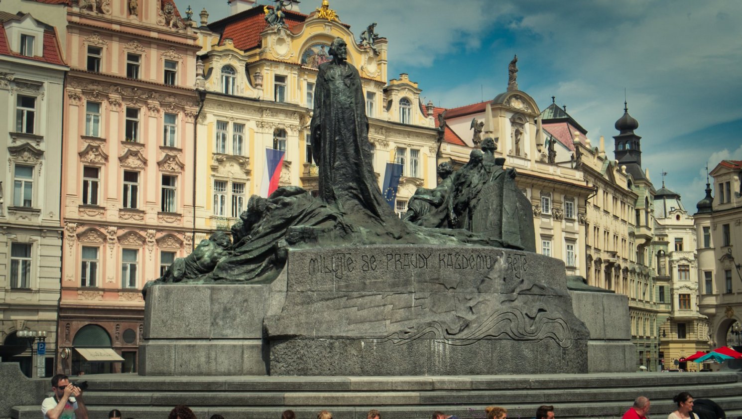 Jan-Hus-Denkmal Prag Bild Jan-Hus-Denkmal Prag