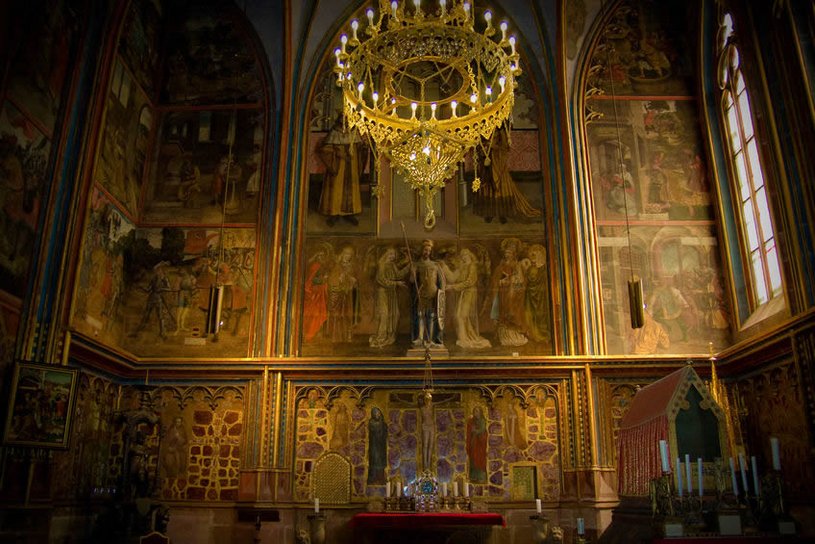 Bild von der Wenzelskapelle im Veitsdom