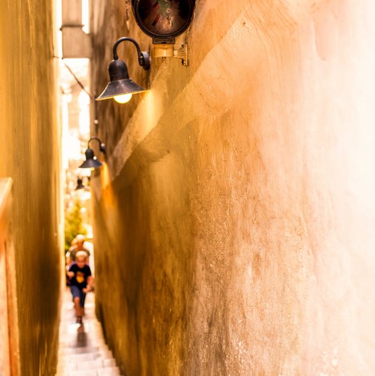 Bild von der engsten Gasse in Prag