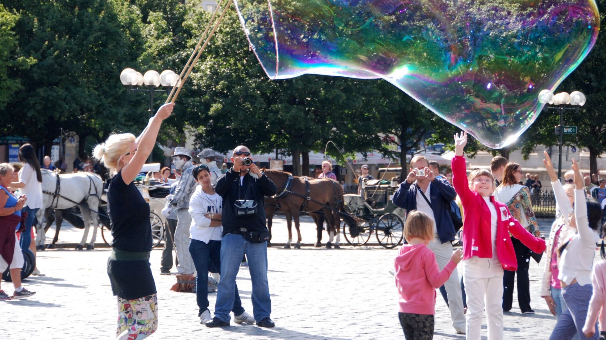 Bild Prag mit Kindern