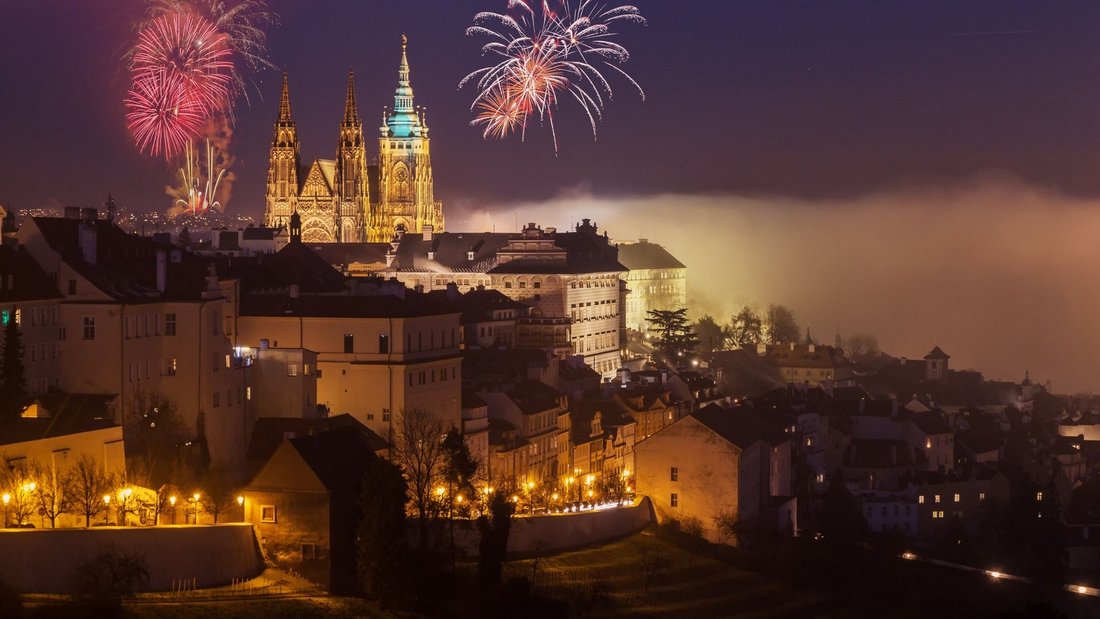 Aufnahme Silvester in Prag