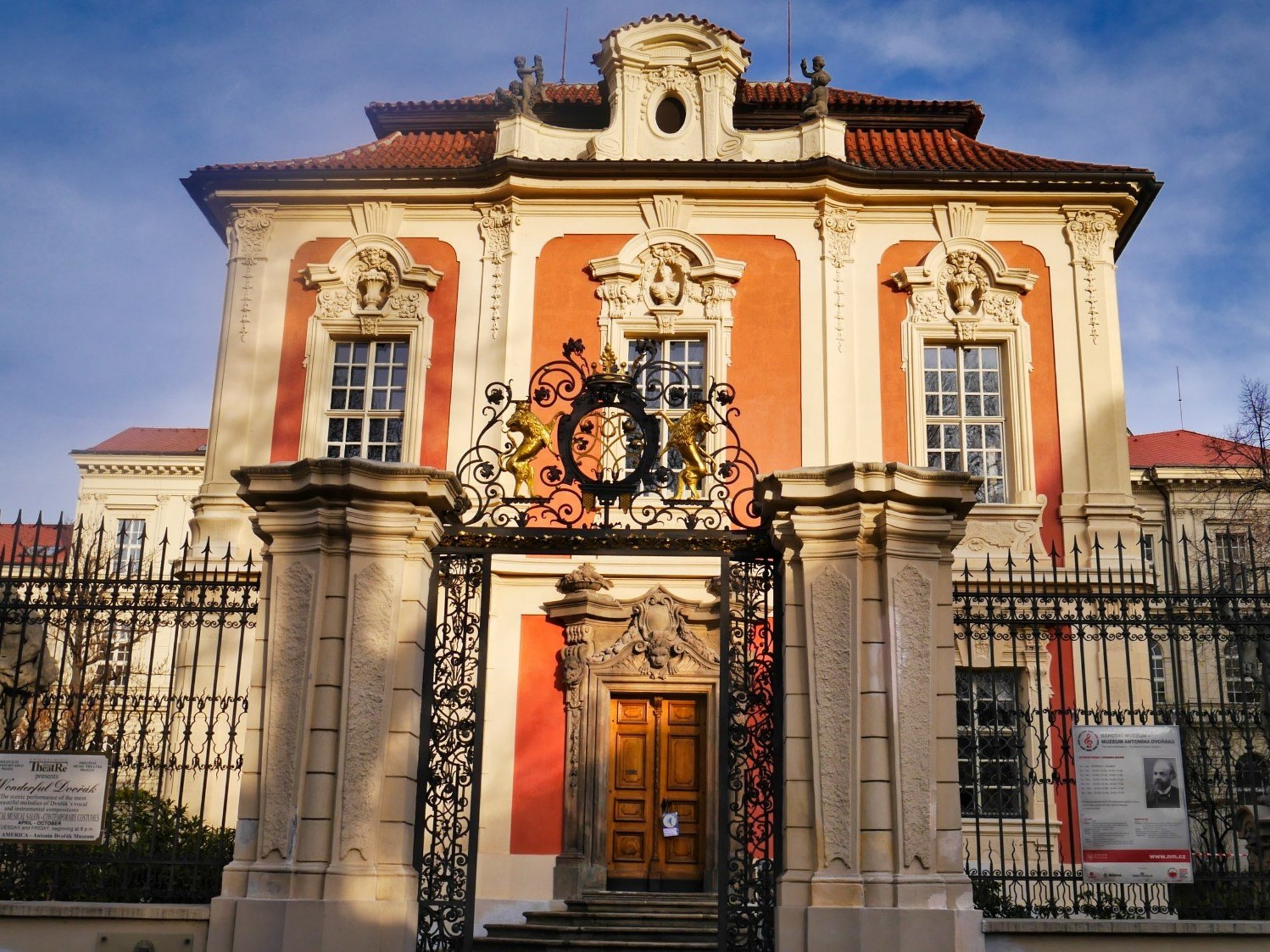 Bild vom Dvorak-Museum in Prag
