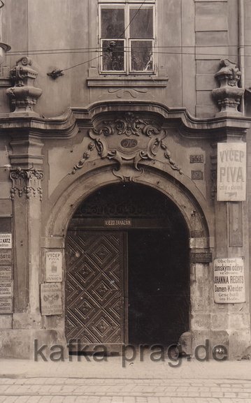 Bild Sixthaus in Prag um 1900
