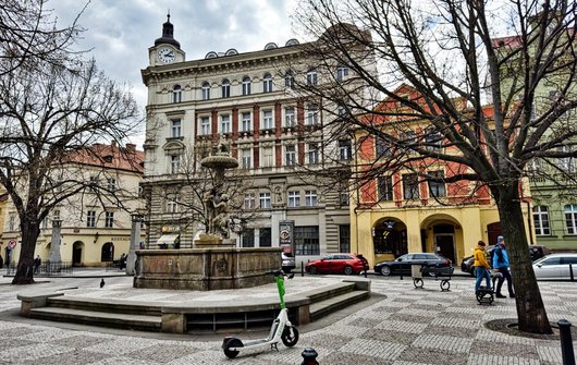 Der Kohlenmarkt in Prag