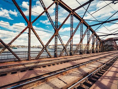 Eisenbahnbrücke Prag