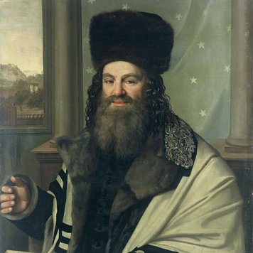 Portrait von Rabbi Rapoport