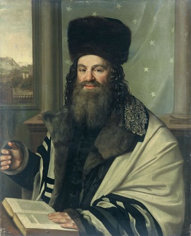 Portrait von Rabbi Rapoport