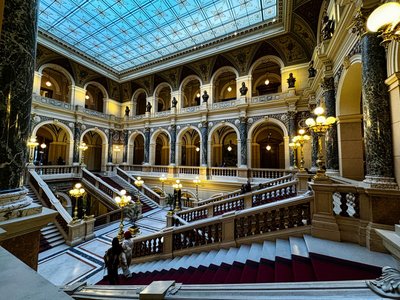 Innenraum Nationalmuseum Prag