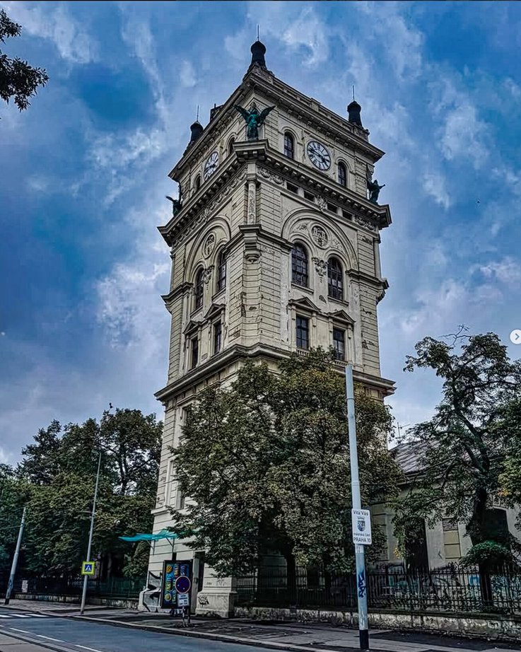 Wasserturm in Vinohrady