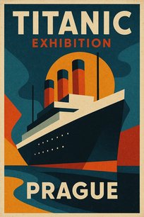 Titanic-Auisttellung in Prag 2025