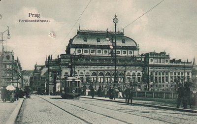 Historische Aufnahme vom Nationaltheater