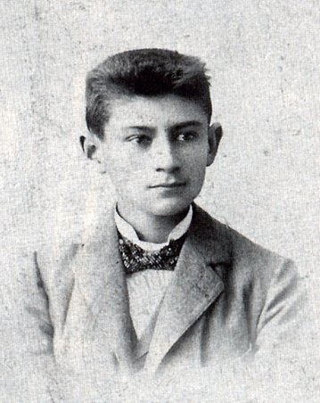 Bild Franz Kafka in der Gymasialzeit