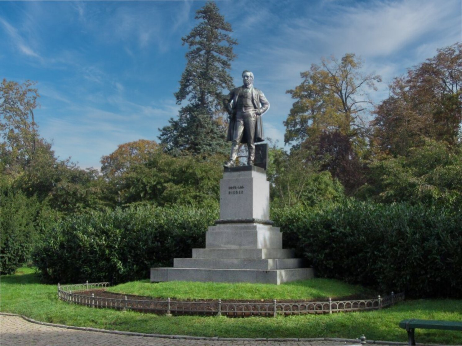 Rieger-Statur im Riegrovy sady