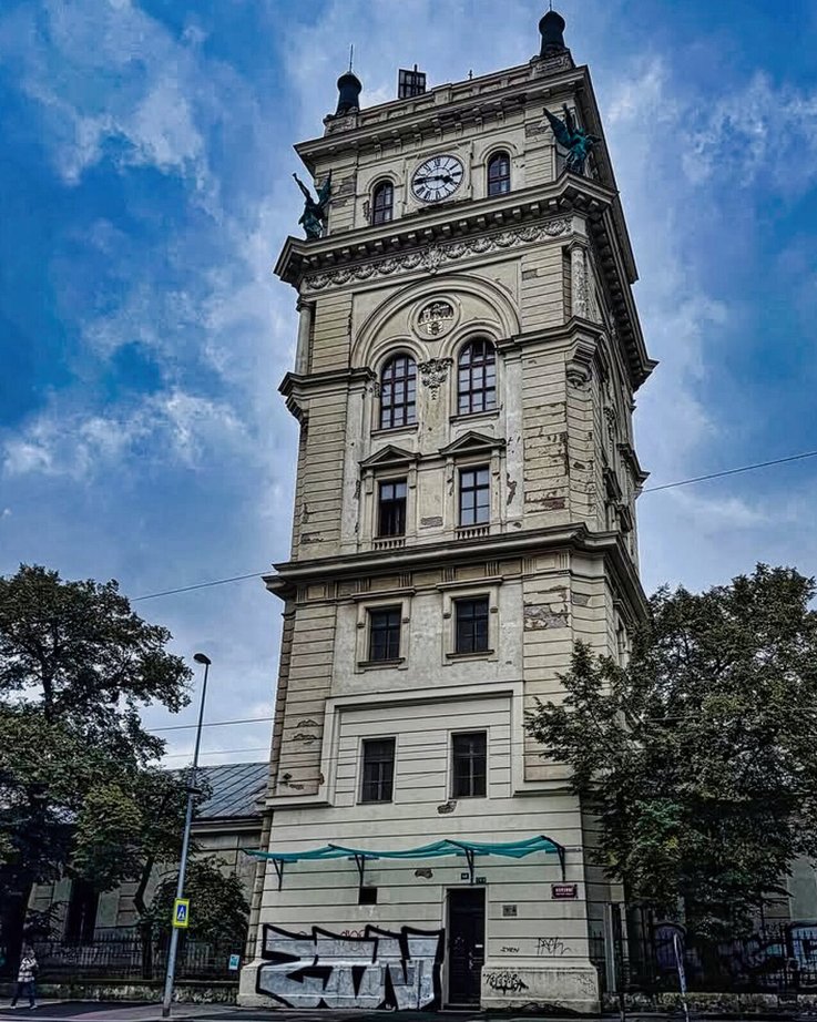 Wasserturm in Vinohrady