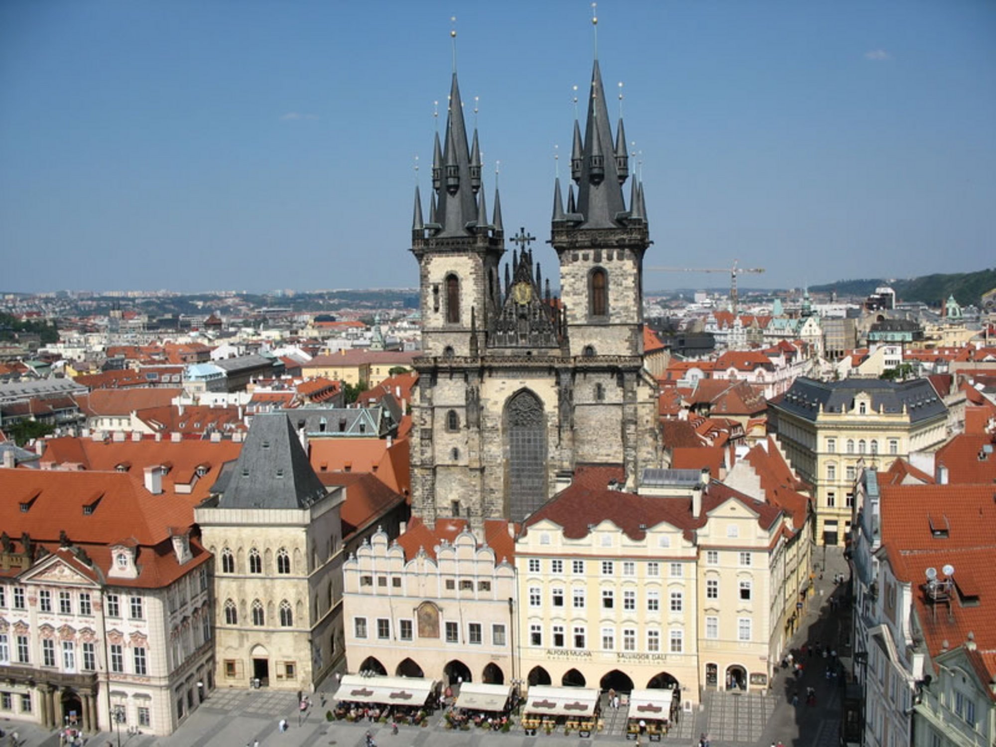 Bild Die Teynkirche am Altstädter Ring in Prag