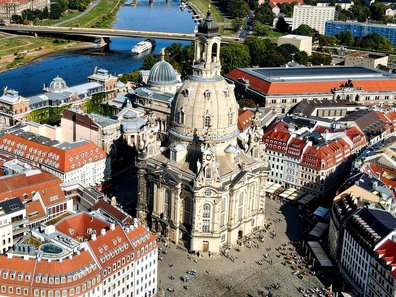 Frauenkirche von oben - Dresden