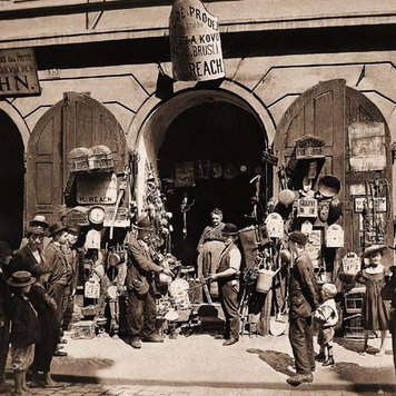 Bild Alltag im jüdischen Viertel in Prag