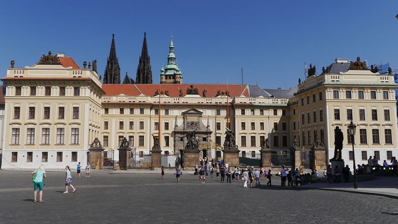 Bild Prager Burg Haupteingang