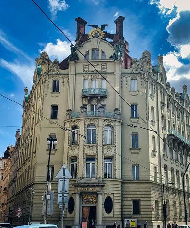 Bild Außenfassade des Goethe-Instituts in Prag
