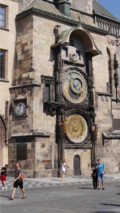 Bild Astrologische Uhr am Alstädter Rathaus in Prag