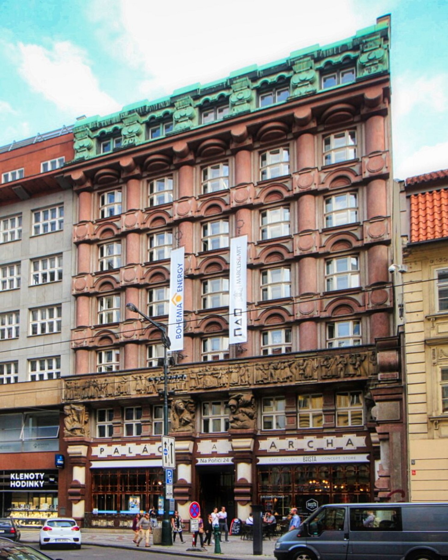 Bank der Legionen Prag - Großansicht Bild: Bank der Legionen Prag - Großansicht