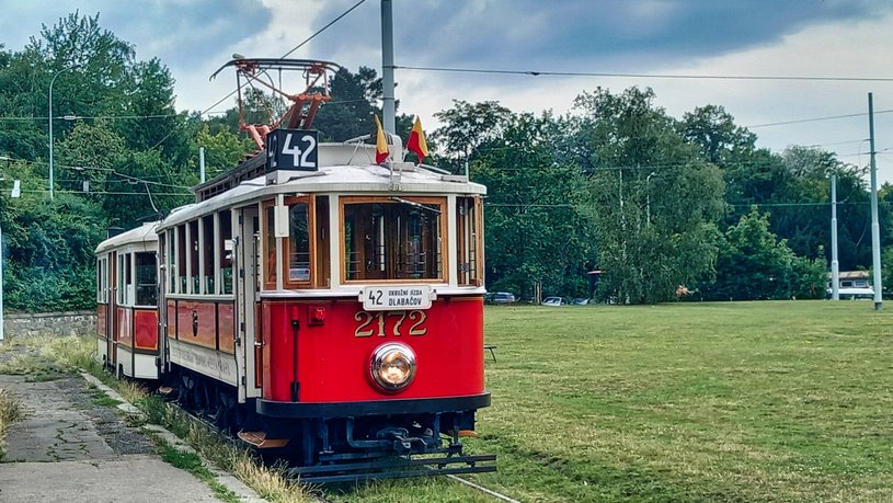 Tram-Linie 42 in Prag