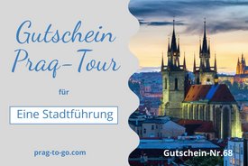 Prag Tourgutschein - Vorderseite