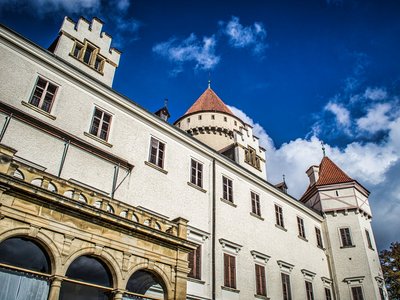 Schloss Konopiště - Seitenansicht