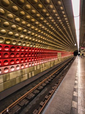 Bild Metrostation Prag
