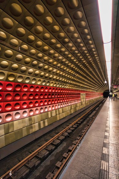 Bild Metrostation Prag