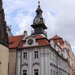 Bild vom Jüdischen Rathaus in Prag
