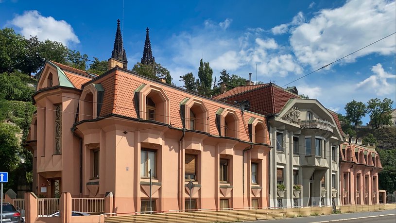 Das kubistische Dreifamilienhaus am Vyšehrad