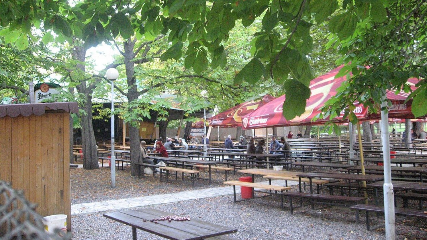 Biergarten im Riegrovy sady