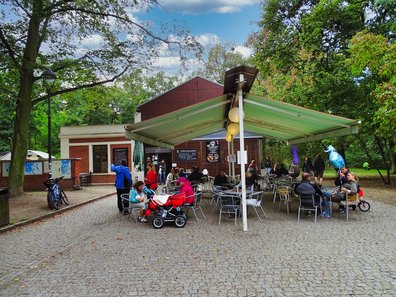 Biergarten im Stromovka-Park
