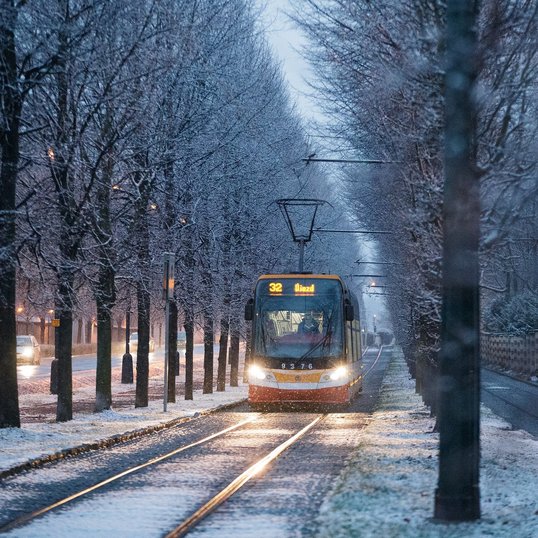 Bild von einer Prager Trambahn