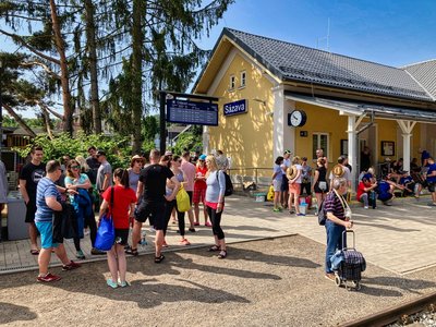 Sázava-Tal - Bahnhof