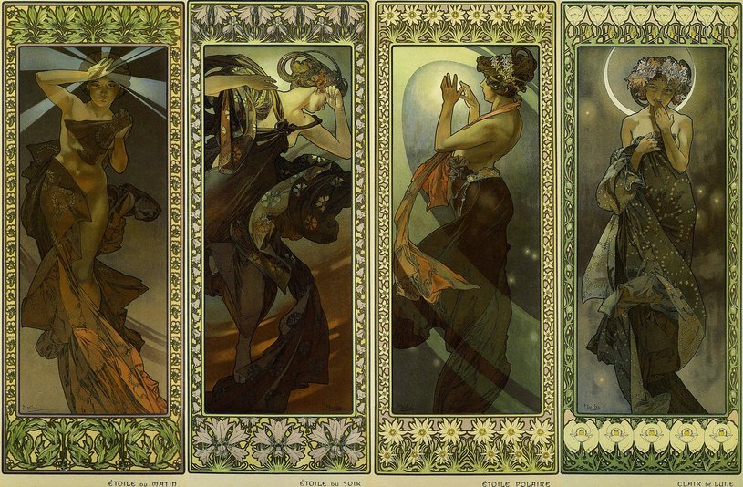 Alfons Mucha Triptychon