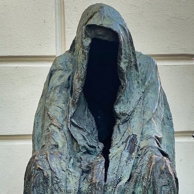 Figur Commendatore am Ständetheater in Prag Bild Figur Commendatore am Ständetheater in Prag