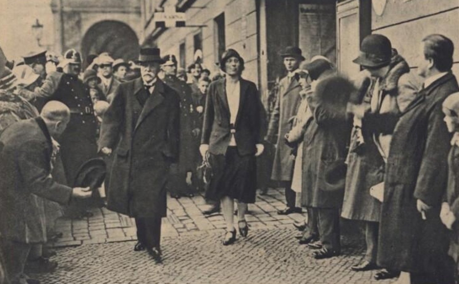 Tomáš Garrigue Masaryk mit Tochter