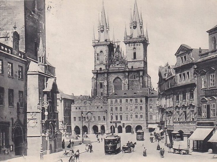 Altstädter Ring in einer historischen Aufnahme