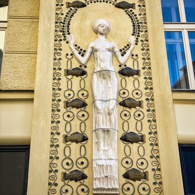 Jugendstilfigur Kaprova