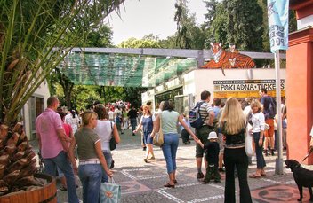 Haupteingang Zoo Prag