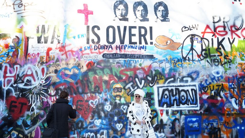 Bild War is over - John-Lennon-Mauer